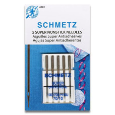 Голки Schmetz Super Universal 130/705 H-SU №70, 5 шт, суперуніверсальні з покриттям антиклей, для побутових швейних машин, на картонній основі