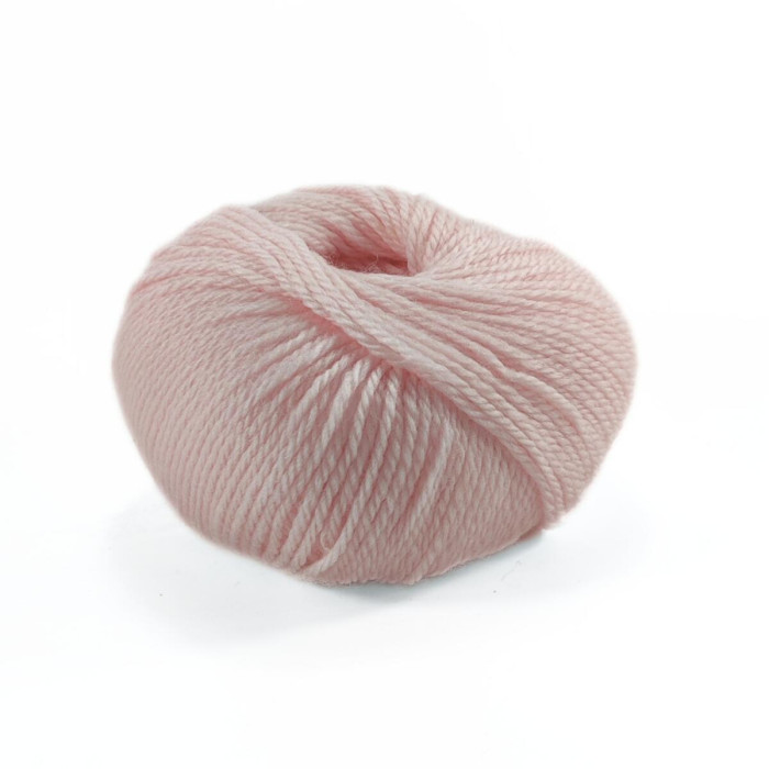 9 Пряжа Laines du Nord Mercerized Merino, 50г - 125м, рожева, 100% вовна