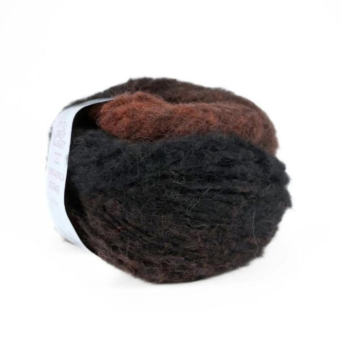 9 Пряжа Laines du Nord Piuma Alpaca Degrade,100г - 250м, різнокольоровий, 48% альпака, 44% лана без мюлесінгу, 8% нейлон