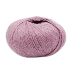 9 Пряжа Laines du Nord Soft Lino, 50г - 135м, бузковий, 80% льон, 20% бавовна