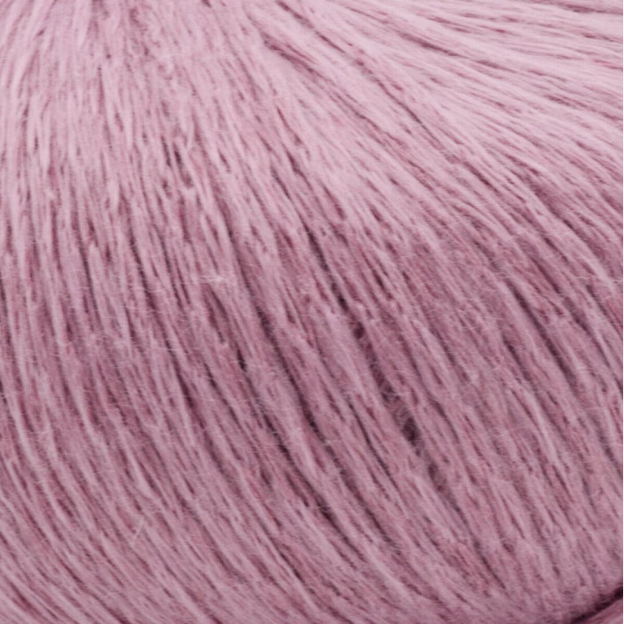 9 Пряжа Laines du Nord Soft Lino, 50г - 135м, бузковий, 80% льон, 20% бавовна