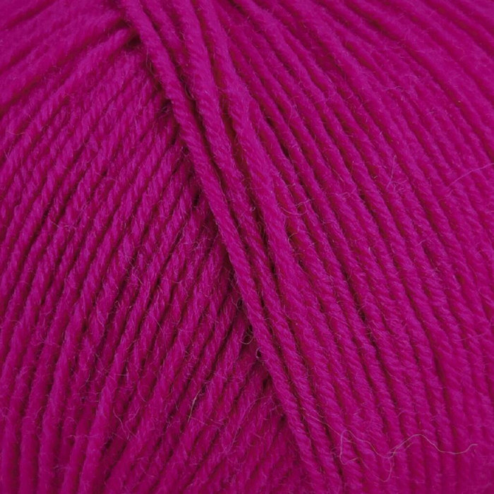 9 Шкарпеткова Пряжа Laines du Nord Unisock 6 PLY, 100г - 400м, фуксія, 75% вовна, 25% нейлон