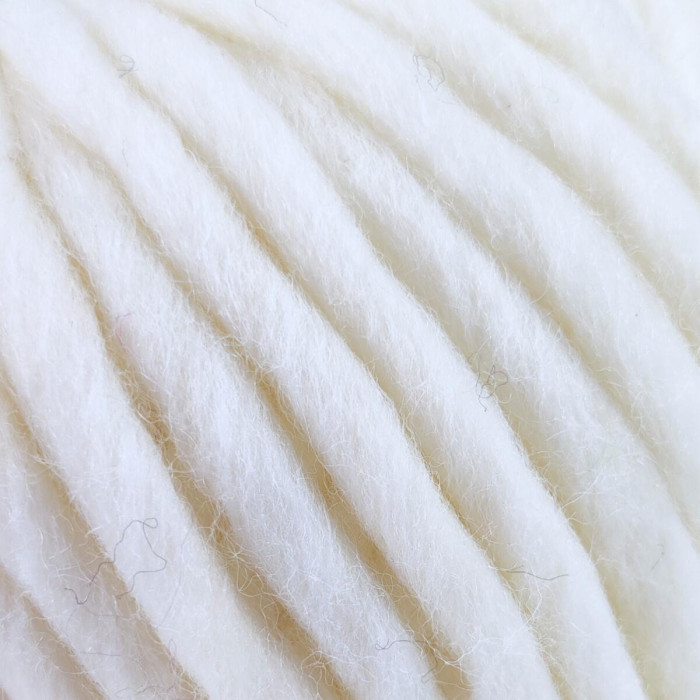 900 Пряжа Campolmi Filati Mammouth, 200г - 60м, білий, 80% вовна, 20 нейлон