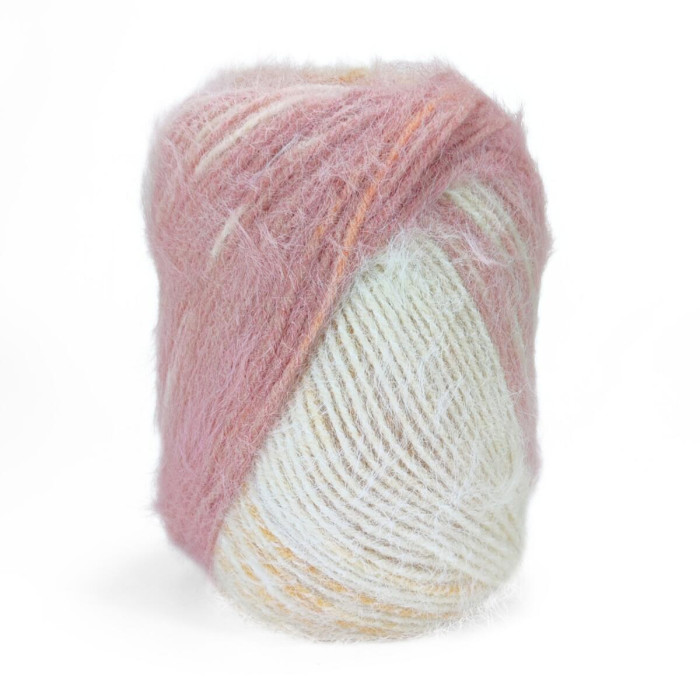 901 Пряжа Mondial York, 100г - 190м, мультіколор, 40% вовна, 40% мікрофібра PL, 20% мікрофібра РА