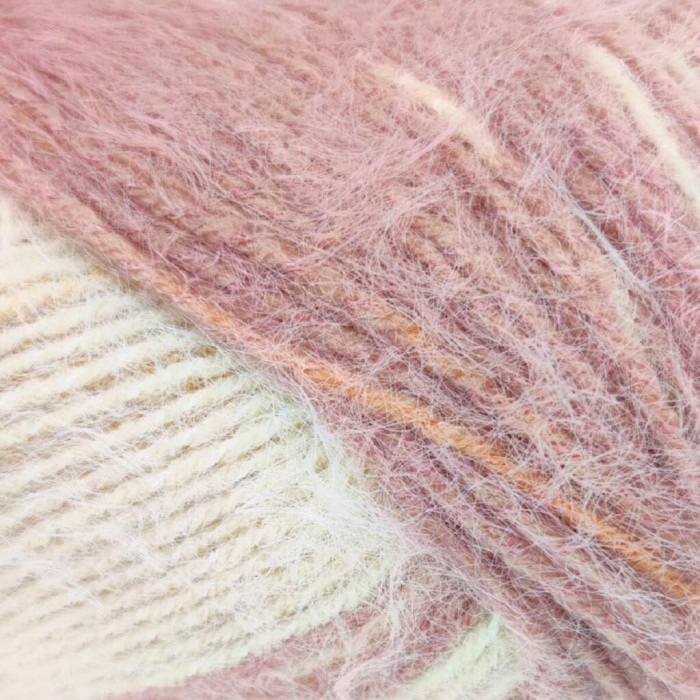 901 Пряжа Mondial York, 100г - 190м, мультіколор, 40% вовна, 40% мікрофібра PL, 20% мікрофібра РА