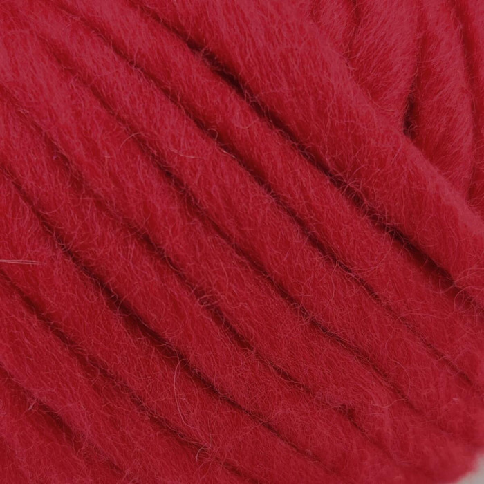902 Пряжа Campolmi Filati Mammouth, 200г - 60м, червоний, 80% вовна, 20 нейлон
