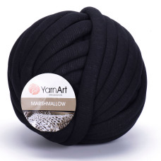 902 Пряжа Marshmallow 750г-30м (чорний). YarnArt