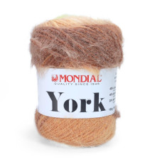 902 Пряжа Mondial York, 100г - 190м, мультіколор, 40% вовна, 40% мікрофібра PL, 20% мікрофібра РА