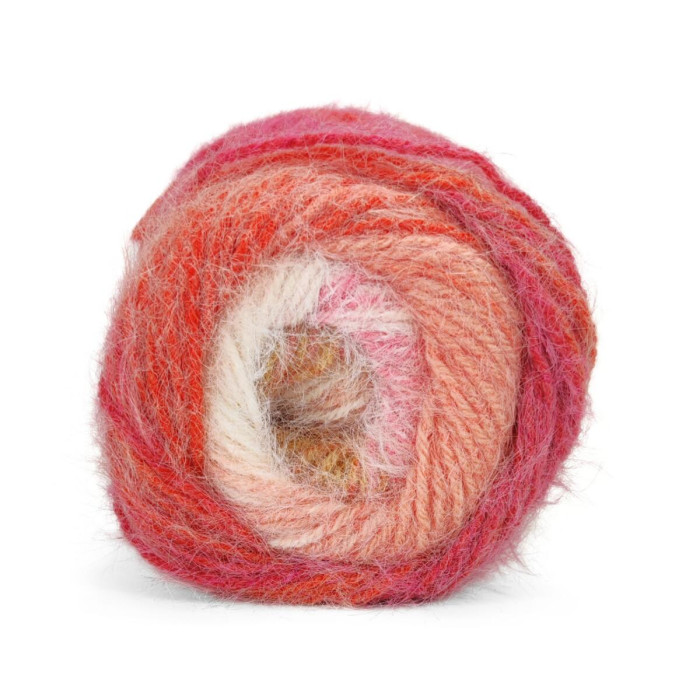 903 Пряжа Mondial York, 100г - 190м, мультіколор, 40% вовна, 40% мікрофібра PL, 20% мікрофібра РА