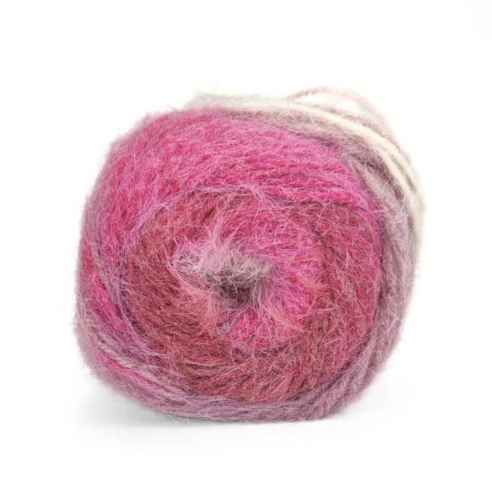 904 Пряжа Mondial York, 100г - 190м, мультіколор, 40% вовна, 40% мікрофібра PL, 20% мікрофібра РА