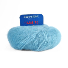 909 Пряжа Tropical Lane Paris 70, 40г - 120м, морська хвиля, 70% кід мохер, 30% акрил