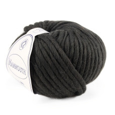 910 Пряжа Campolmi Filati Mammouth, 200г - 60м, антрацит, 80% вовна, 20 нейлон
