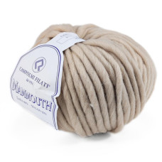 911 Пряжа Campolmi Filati Mammouth, 200г - 60м, бежевий, 80% вовна, 20 нейлон