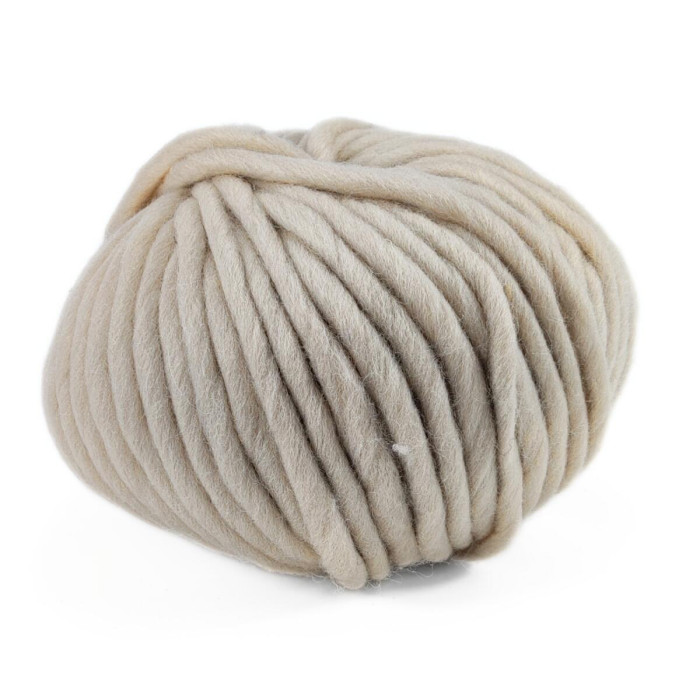 911 Пряжа Campolmi Filati Mammouth, 200г - 60м, бежевий, 80% вовна, 20 нейлон