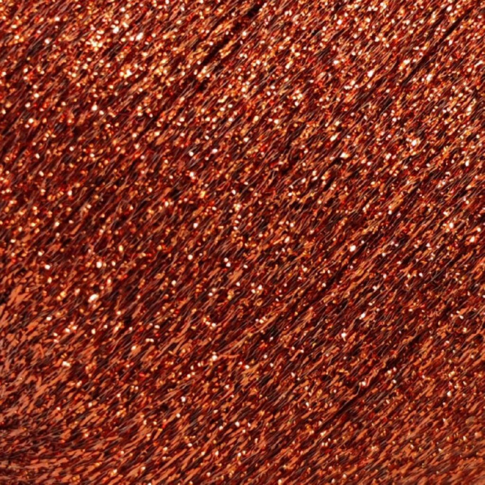 9117 Пряжа Lana Gatto New Glitter, 25г - 300м, мідь, 100% поліестер