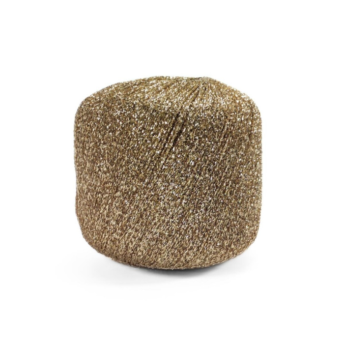 9119 Пряжа Lana Gatto New Glitter, 25г - 300м, золото, 100% поліестер