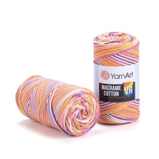 912 Пряжа Macrame Cotton VR 250г-225м (різнокольоровий). YarnArt