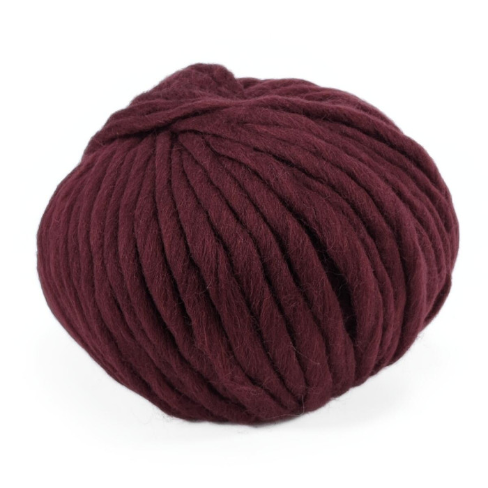 913 Пряжа Campolmi Filati Mammouth, 200г - 60м, бордовий, 80% вовна, 20 нейлон