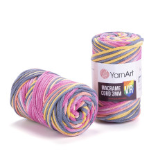 913 Пряжа Macrame Cord 3mm VR  250г-85м (різнокольоровий). YarnArt
