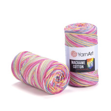 913 Пряжа Macrame Cotton VR 250г-225м (різнокольоровий). YarnArt