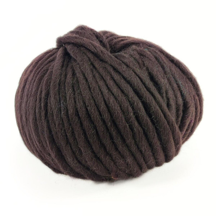 914 Пряжа Campolmi Filati Mammouth, 200г - 60м, коричневий, 80% вовна, 20 нейлон