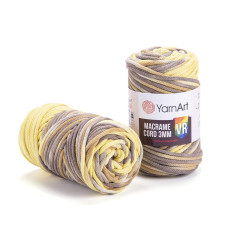 914 Пряжа Macrame Cord 3mm VR  250г-85м (різнокольоровий). YarnArt
