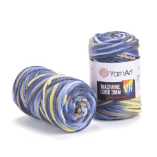 915 Пряжа Macrame Cord 3mm VR  250г-85м (різнокольоровий). YarnArt