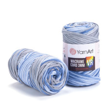 916 Пряжа Macrame Cord 3mm VR  250г-85м (різнокольоровий). YarnArt