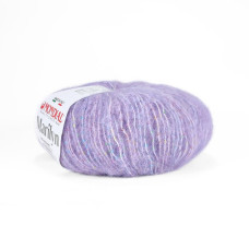 916 Пряжа Mondial Marilyn, 50г - 125м, світло-фіолетовий, 50% альпака, 25% мікрофібра PA, 25% мікрофібра PL