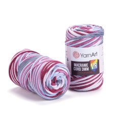 917 Пряжа Macrame Cord 3mm VR  250г-85м (різнокольоровий). YarnArt