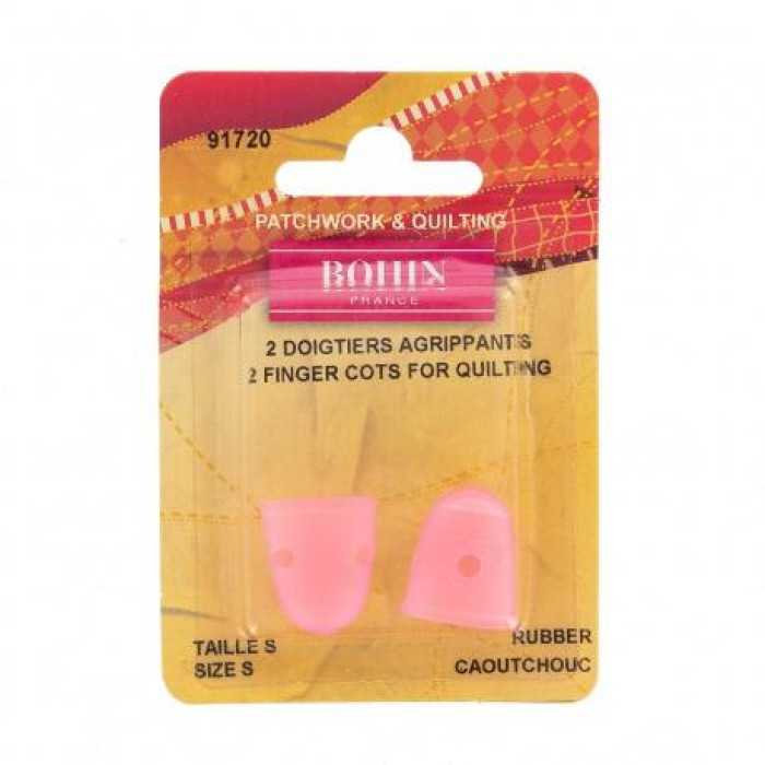 91720 Bohin Наперсток - Рожевий, розмір S (силікон, 2 шт)