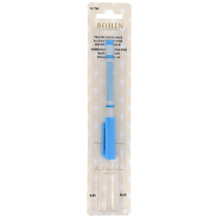 91785 Bohin Маркер для розмітки - Синій (ультратонкий, водорозчинний)