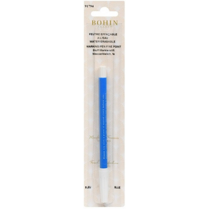 91794 Водорозчинний олівець, блакитний. Bohin (Франція)