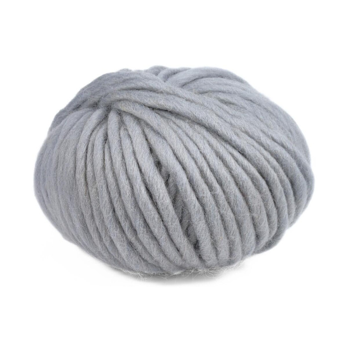 919 Пряжа Campolmi Filati Mammouth, 200г - 60м, сірий, 80% вовна, 20 нейлон