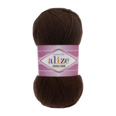92 Пряжа Cotton Gold 100гр-330м (коричневий). Alize