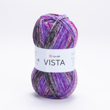 9211 Пряжа Vista 100г-280м (різнокольоровий). YarnArt