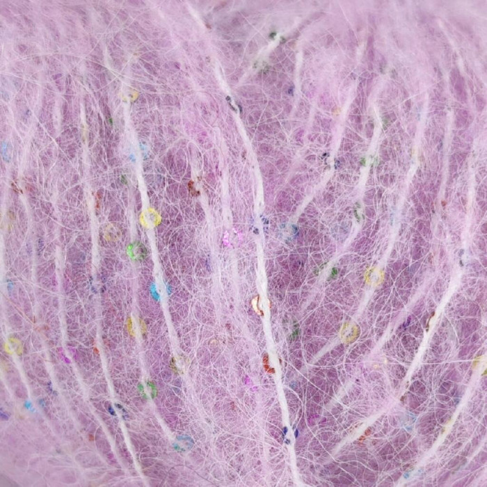 922 Пряжа Mondial Marilyn, 50г - 125м, бузково-рожевий, 50% альпака, 25% мікрофібра PA, 25% мікрофібра PL