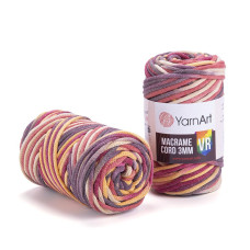 923 Пряжа Macrame Cord 3mm VR  250г-85м (різнокольоровий). YarnArt