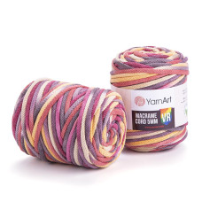 923 Пряжа Macrame Cord 5mm VR 500г-85м (різнокольоровий). YarnArt