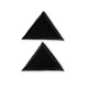 925275 Термоаплікації Трикутники, маленька, чорна. Prym
