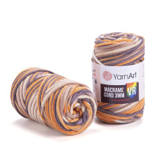 927 Пряжа Macrame Cord 3mm VR  250г-85м (різнокольоровий). YarnArt