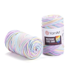 929 Пряжа Macrame Cord 3mm VR  250г-85м (різнокольоровий). YarnArt