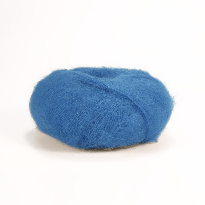 9365 Пряжа Lana Gatto Mohair Royal, 25г - 215м, сапфір, 80% кід мохер, 20% нейлон