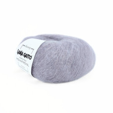 9366 Пряжа Lana Gatto Mohair Royal, 25г - 215м, сизий, 80% кід мохер, 20% нейлон