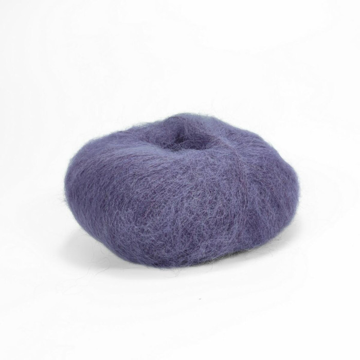 9367 Пряжа Lana Gatto Mohair Royal, 25г - 215м, сіро-ліловий, 80% кід мохер, 20% нейлон