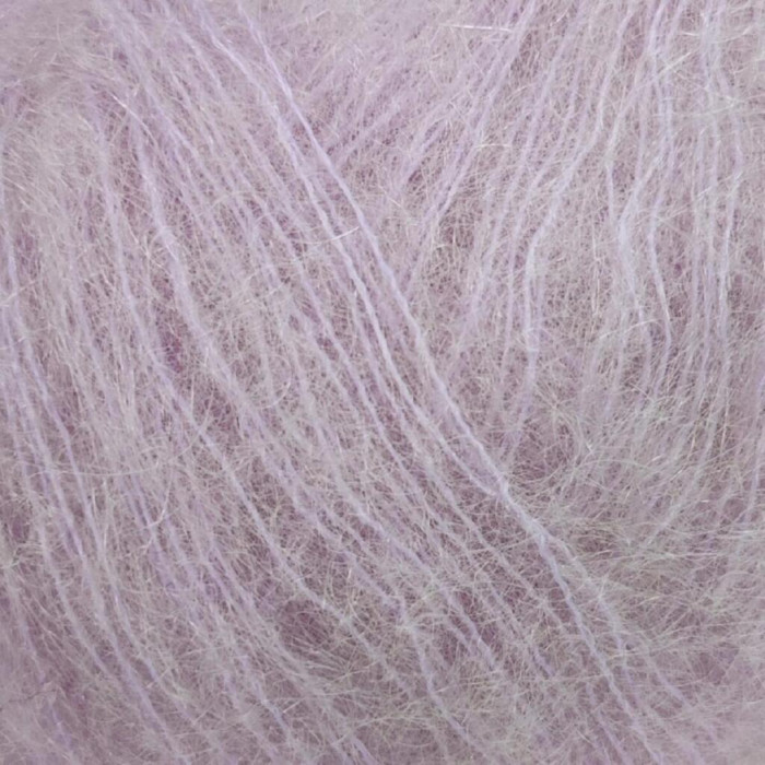 9369 Пряжа Lana Gatto Mohair Royal, 25г - 215м, ніжно-бузковий, 80% кід мохер, 20% нейлон