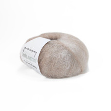 9372 Пряжа Lana Gatto Mohair Royal, 25г - 215м, бежевий, 80% кід мохер, 20% нейлон