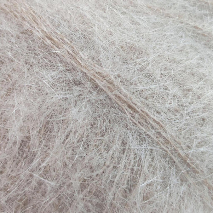 9372 Пряжа Lana Gatto Mohair Royal, 25г - 215м, бежевий, 80% кід мохер, 20% нейлон