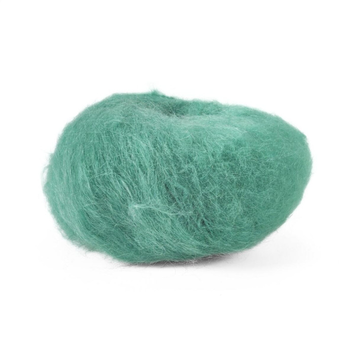 9375 Пряжа Lana Gatto Wool Mohair, 50г - 90м, бірюзовий, 73% мохер, 27% вовна