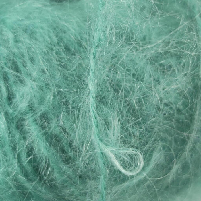 9375 Пряжа Lana Gatto Wool Mohair, 50г - 90м, бірюзовий, 73% мохер, 27% вовна